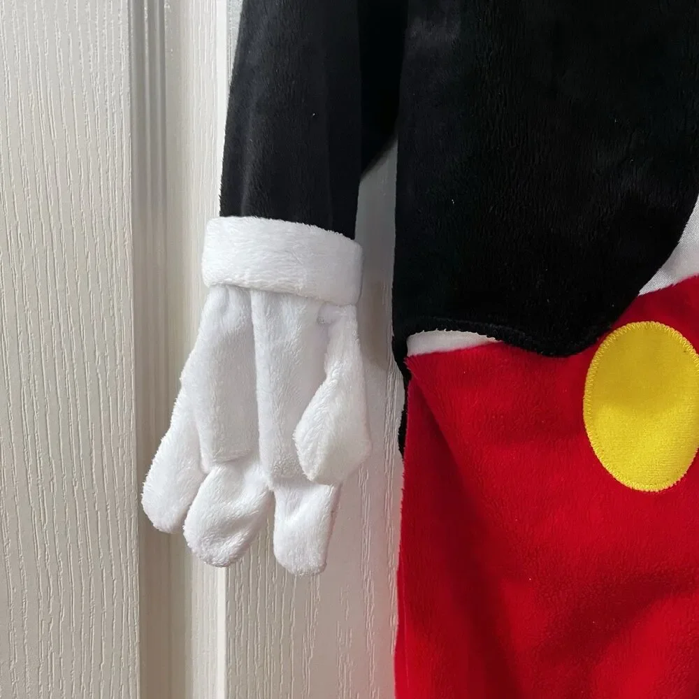 Disney Mickey Mouse Costume Tuxedo Hooded One Piece Halloween Toys R Us Size 3T - Picture 7 of 16